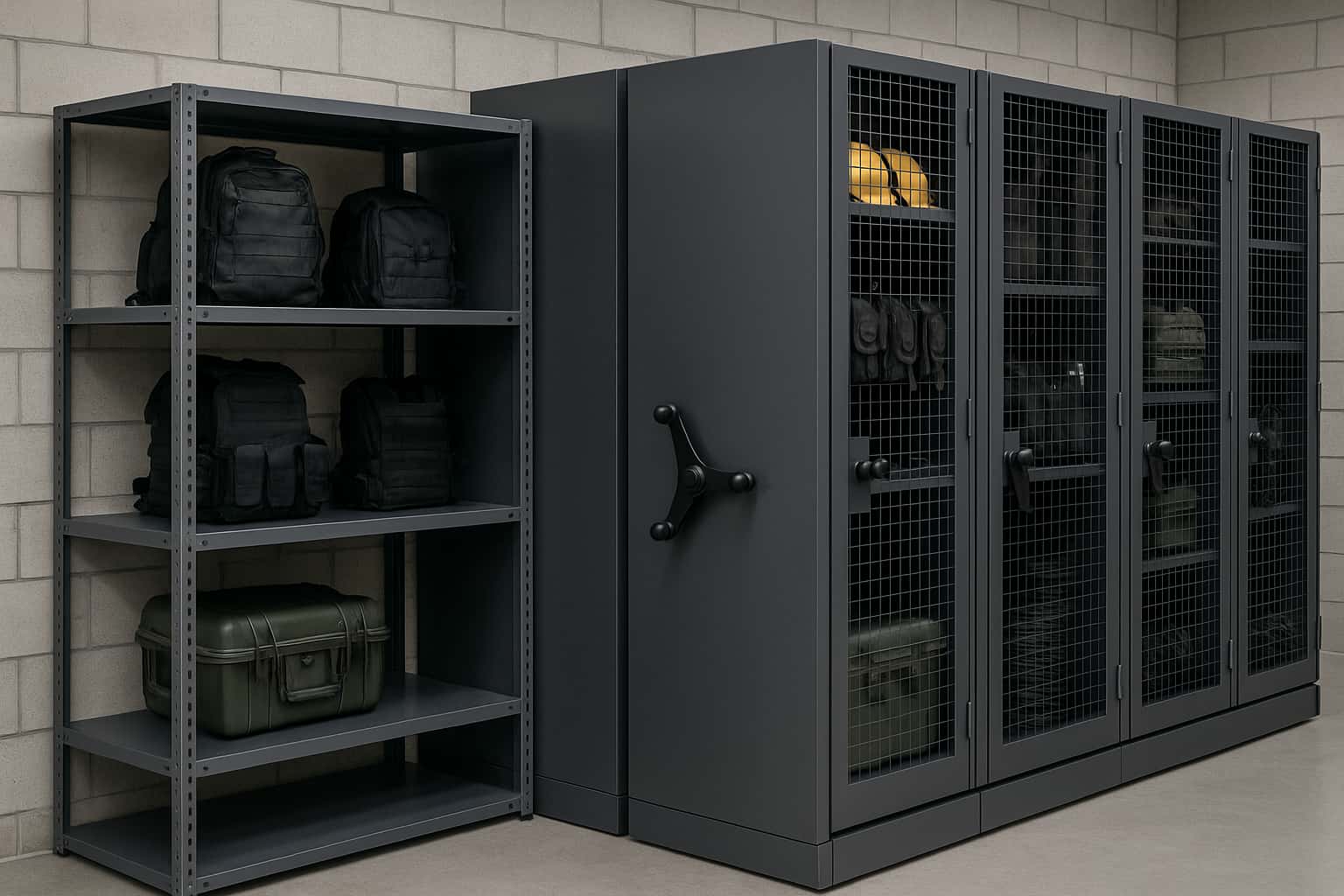 מדפים לציוד מבצעי