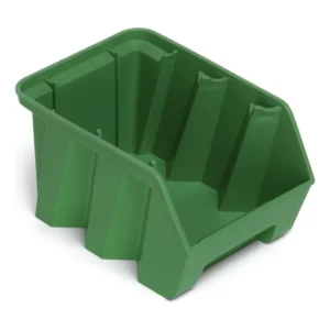 קופסת FAMI Picking Box Air FPB0002R0514Q בגודל 2 – קופסת אחסון ירוקה עם תחתית מחוזקת, עשויה פוליפרופילן עמיד, ניתנת לערימה ולקינון, לחיסכון של עד 50% בנפח אחסון.