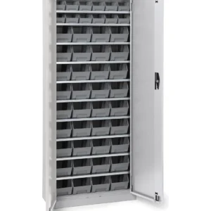 ארון מתכת FAMI PERFOMAK09 בצבע אפור בהיר עם 48 ארקליות Picking Box Air