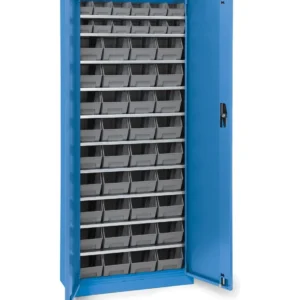 ארון מתכת FAMI PERFOMAK10 בצבע כחול RAL 5012 עם 48 קופסאות Picking Box Air