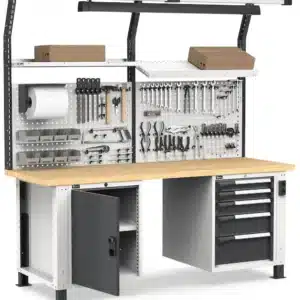 שולחן עבודה תעשייתי Master עם מגירות Master – קומפקטוס עין החורש בישלוב