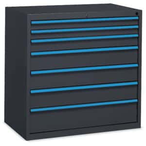 ארונית מגירות מקצועית לסדנה Linea 391 391A05 עם 7 מגירות פלדה